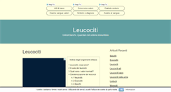 Desktop Screenshot of leucociti.com